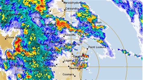 128 Km Melbourne Radar Loop
