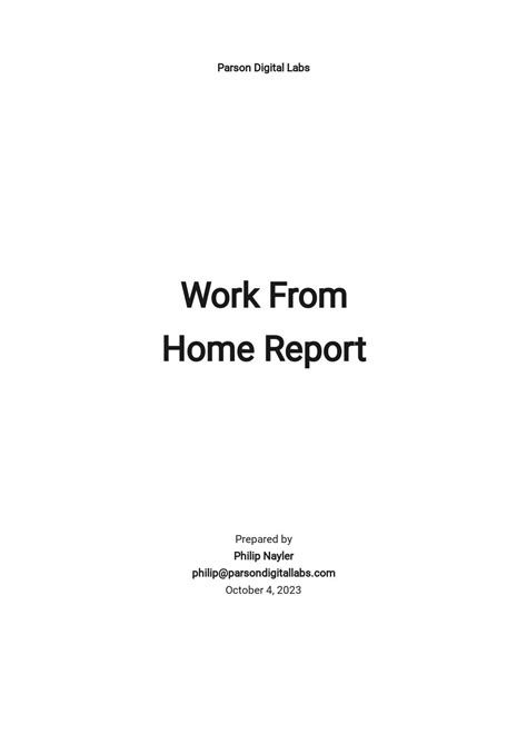 129+ FREE Work From Home Templates Word Google Docs Google Sheets