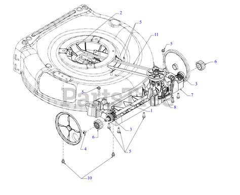 12a a26b793 parts diagram. 247.370160 (18A-182-799) - Craftsman Walk-Behind Mower, Electric (2009) (Sears) 