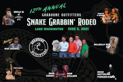 12th Annual Grabuone Outfitters Snake Grabbin’ Rodeo