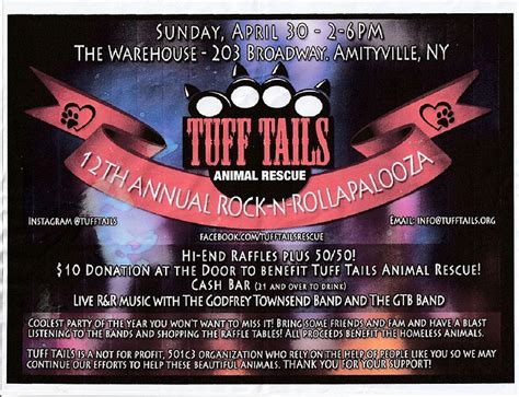 12th Annual Tuff Tails Animal Rescue Rock n Rollapalooza 2024!