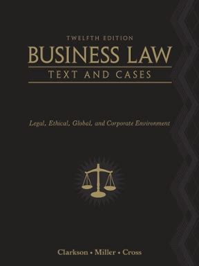 Read 12Th Edition Business Law Study Guide Clarkson 