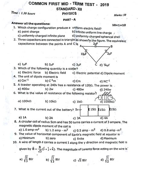 Read Online 12Th Physics Important Questions With Answers 