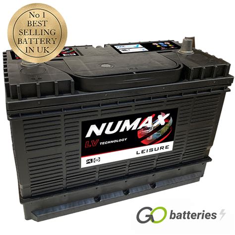 12v Numax 105AH Leisure Battery -XV31MF - Alpha Batteries