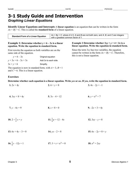 13+ Chapter 3 Graphing Linear Functions Answer Key ShireanNeve