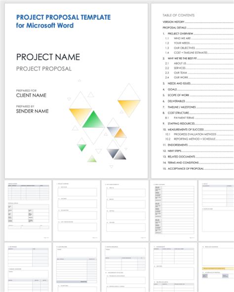 13+ Free Project Proposal Templates MS Word & PDF Formats Project