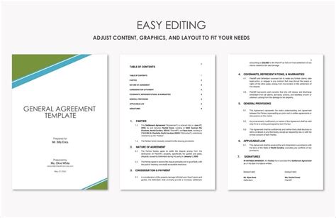13+ General Agreement Templates Free Word, PDF Format
