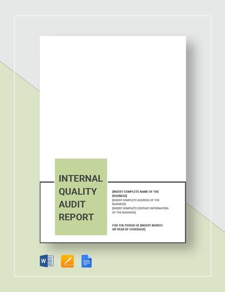 13+ Quality Audit Report Templates Google Docs, Word, Pages, PDF, Apple Pages Free & Premium