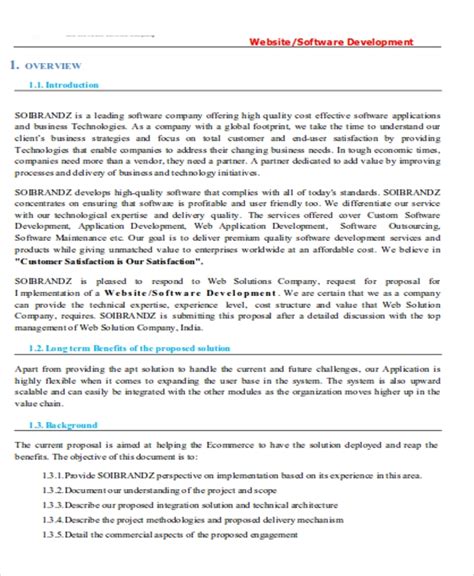 13+ Software Project Proposal Examples in PDF MS Word Pages Google Docs Examples