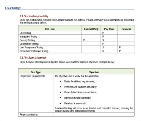 13+ Test Strategy Templates Free Sample, Example, Format Download
