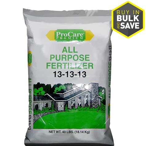 13 13 13 fertilizer lowes. Lowe's sells a 13-13-13 fertilizer for "quick green ups" that can be used on flowers, gardens, trees, shrubs and lawns. The American Plant Food Corporation describes its pelletized 13-13-13 fertilizer as useful for gardens, flowers, shrubs, hedges, trees, new lawns and wildlife food plots. 