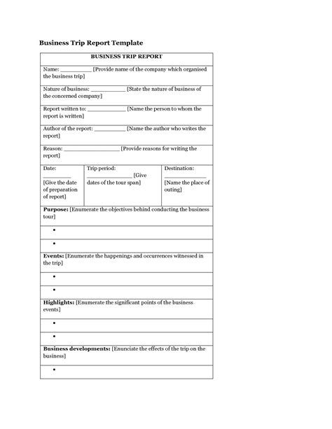 13 Business Trip Report Examples Pdf Word Apple Pages Examples