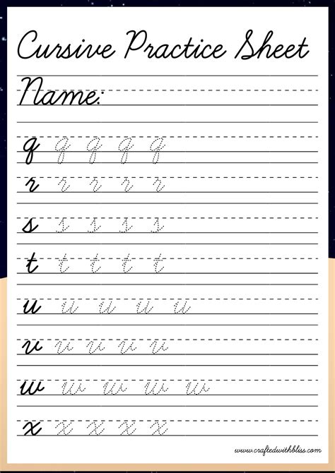13 Pages Cursive Tracing Worksheet Alphabet Cursive Etsy Cursive