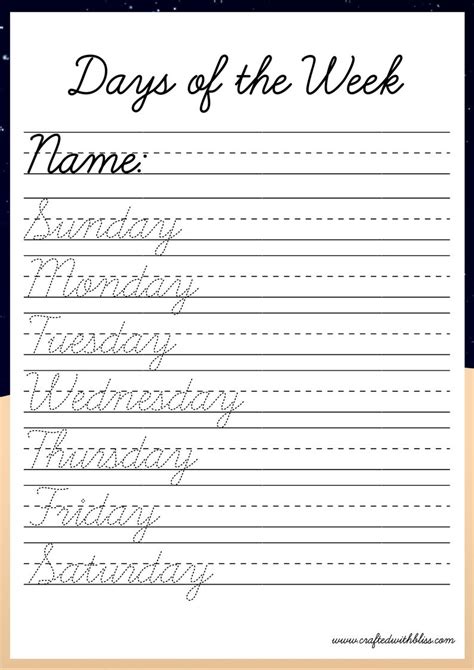 13 Pages Cursive Tracing Worksheet Alphabet Cursive Etsy Cursive writing practice sheets