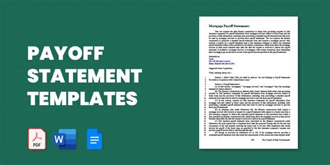 13 Payoff Statement Templates In Pdf Free Premium Templates