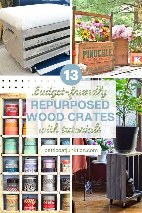 13 Ways to Repurpose Large Wood Crates - Petticoat … - raincitystudios.com