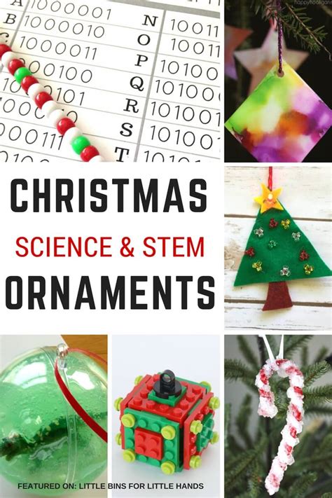 13 Christmas Science Ornaments You Can Make Science Christmas Activity - Science Christmas Activity