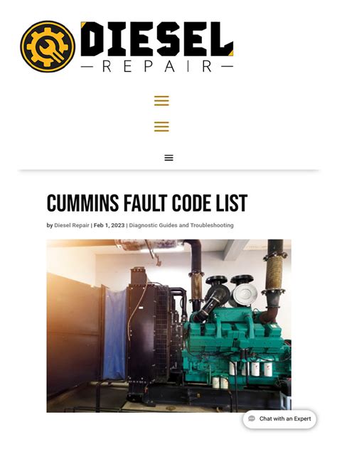 13 Cummins Fault Code Pdf Download