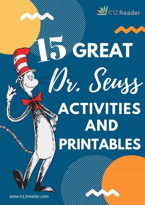 13 Fun Dr Seuss Printable Activities For Preschoolers Dr Seuss Activities For First Grade - Dr.seuss Activities For First Grade