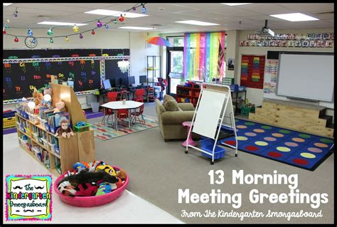 13 Morning Meeting Greetings The Kindergarten Smorgasboard Kindergarten Greetings - Kindergarten Greetings