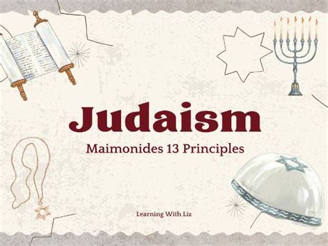 13 Principles Of Judaism