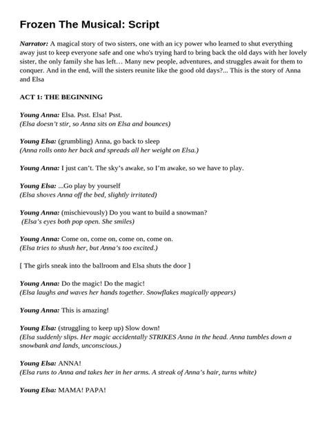 13 The Musical Script Pdf Swwatchz