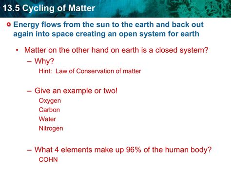 Download 13 5Cycling Of Matter Study Guide 