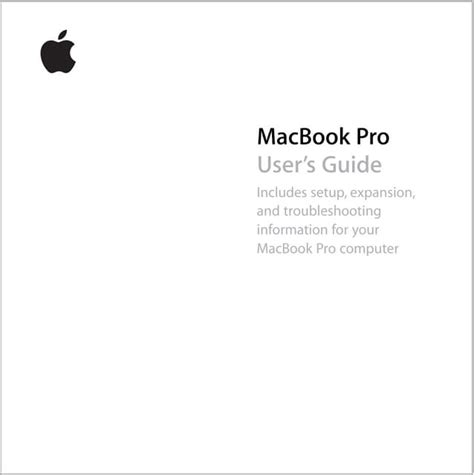 Read Online 13 Macbook Pro Users Guide 