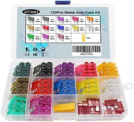 130PCS Standard Blade Car Fuse Assortment, SIM&NAT 1A 2A 3A … - raincitystudios.com