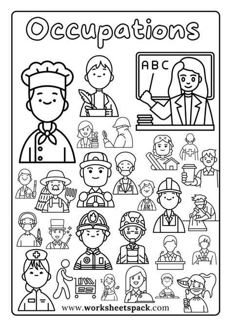 132 Professions Coloring Pages Free Pdf Printables Girl People Coloring Pages - Girl People Coloring Pages