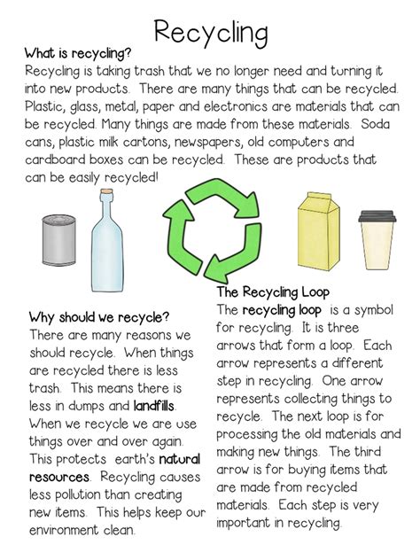 133 Top Recycling Worksheets Teaching Resources Curated For Kindergarten  Worksheet On Recycling - Kindergarten- Worksheet On Recycling