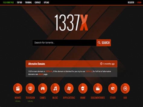 1337x is a search engine to find your favorite torrents. 