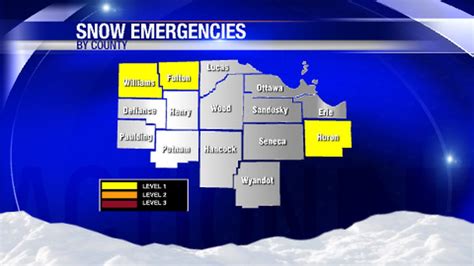 13abc snow levels. Ottawa County moves to Level 2 snow emergency. A full report on road conditions on 13abc Action News at 5 