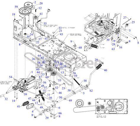 Drive diagram and repair parts lookup for Troy-Bilt 13AL78BS023 - Troy-Bilt Bronco 42" Lawn Tractor, Auto (2019) ... Drive Parts Diagram. Title; 1. Troy-Bilt 918-04566B.. 