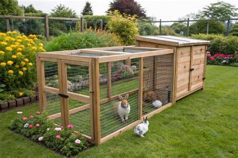 14+ Creative Outdoor Bunny Cages Ideas - raincitystudios.com