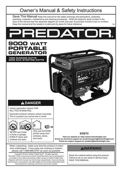 14+ Predator Generator Parts Diagram YoshiGarfield