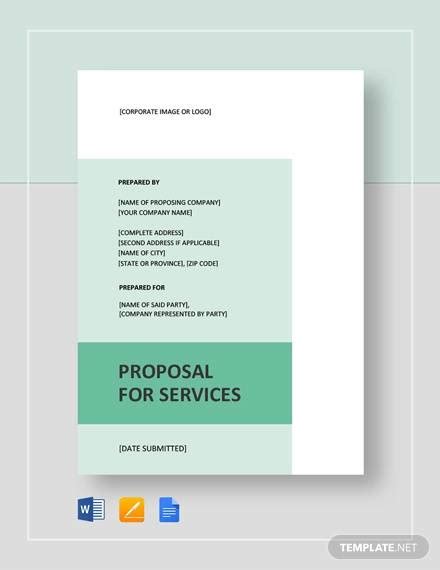 14+ Services Proposal Examples in PDF Google Docs Pages MS Word