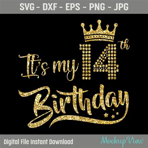 14 Birthday Svg - Etsy