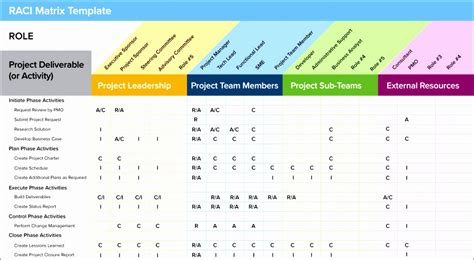 14 Project Matrix Template Excel Excel Templates