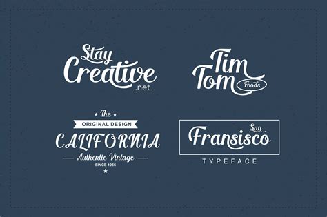 14 Retro Script Font Images Vintage Cursive Font, Free Retro Script