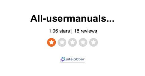 14 Reviews of All-usermanuals.com - Sitejabber