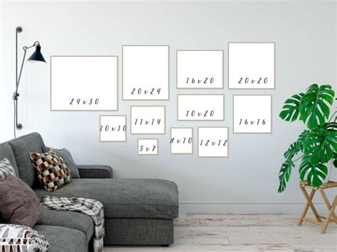 Guide To Paper And Picture Frame Sizes