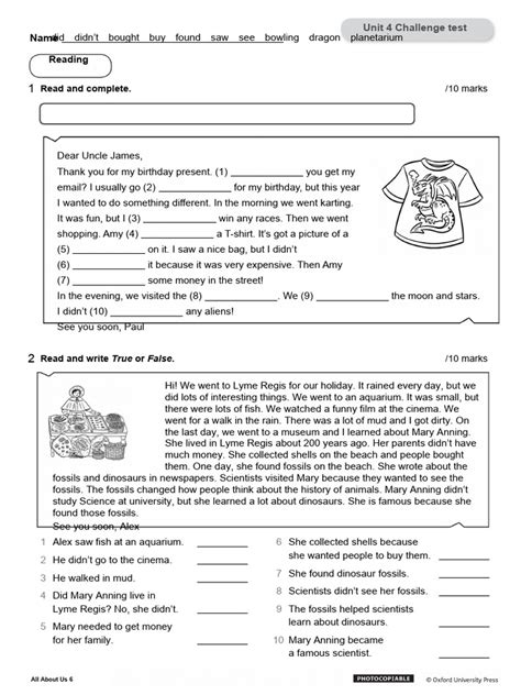 14 Aau Level 6 Test Challenge Unit 4 2