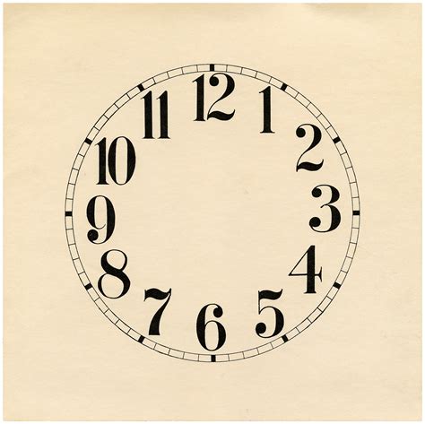 14 Clock Face Images Print Your Own The Printable Clock Face With Hands - Printable Clock Face With Hands