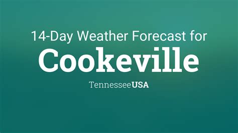 Get the monthly weather forecast for Cookeville, TN, including dai