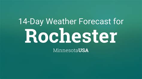 14 day forecast rochester mn. Things To Know About 14 day forecast rochester mn. 