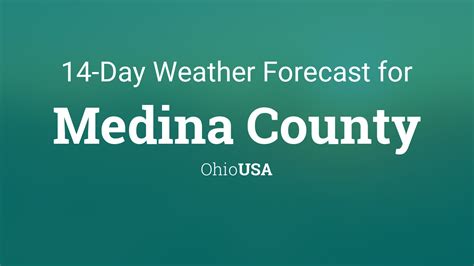 14 day weather forecast medina ohio. Things To Know About 14 day weather forecast medina ohio. 
