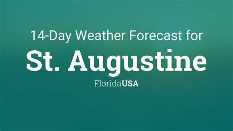 Be prepared with the most accurate 10-day forecast for St. Augustine Shores, FL with highs, lows, chance of precipitation from The Weather Channel and Weather.com