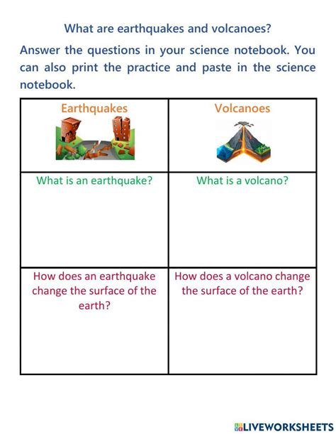 14 Earthquakes And Volcanoes Worksheets Worksheeto Com Earthquakes 8th Grade Worksheet - Earthquakes 8th Grade Worksheet