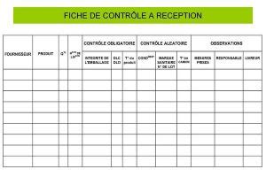 14 Fiche De Procedure Reception Des Marchandises